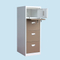 4 drawer filing cabinet with digital locker inside