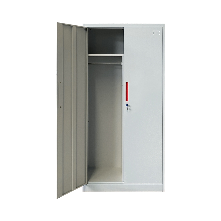Modern high quality home furniture with drawer steel metal lockers wardrobe