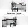 New Arrivals Home Office Supplies L-Shaped Writing Workstation Working Table Corner Study Write Desk