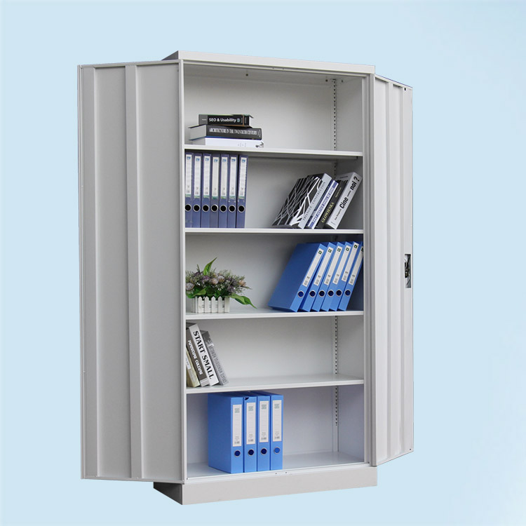 Double door metal filing cabinet