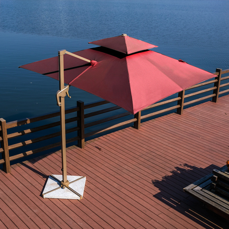 New Arrival Outdoor Cafe Umbrella Garden Parasol Patio Umbrella Cantilever Umbrella
