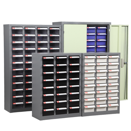 New Arrival 100 Drawers Parts Cabinet Electronic Component Storage Cabinet With Plastic Drawer For Tools And File