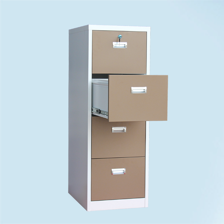 4 drawer filing cabinet with digital locker inside