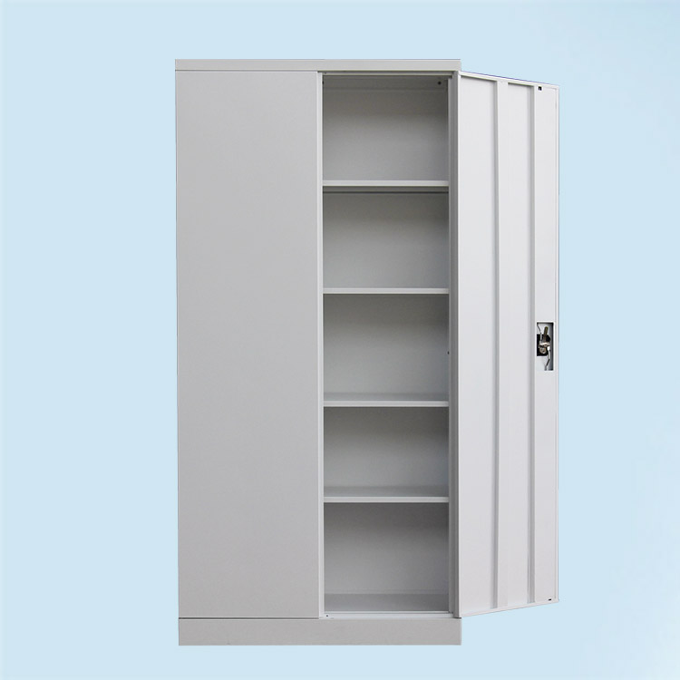 Double door metal filing cabinet