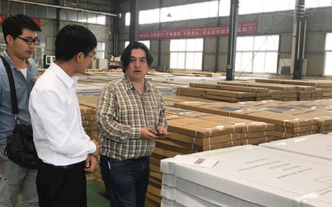 Client from Columbia Visit our Factory