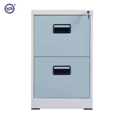 Steel vertical 2 drawer filing cabinet 